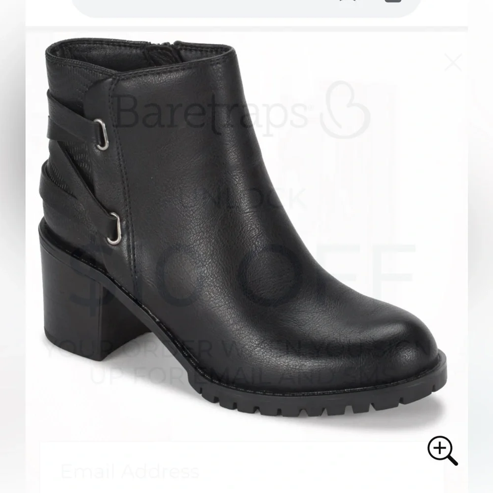 NWOB Baretraps Hensley Bootie Lug Boots Size 6